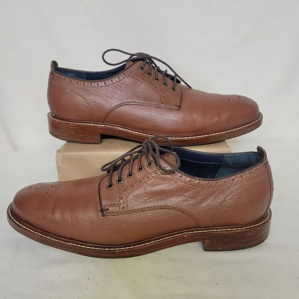 Cole Haan Size‎ 8.5 Grand.OS Men’s Brown Leather Oxford Dress Shoes C25811 U J17